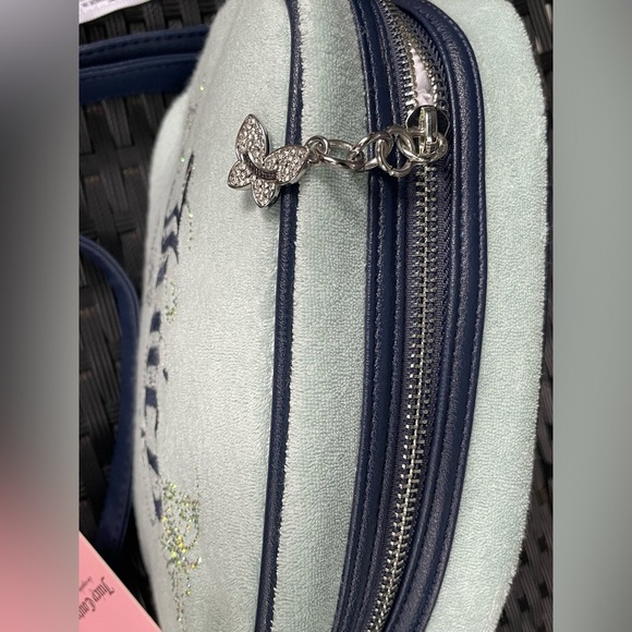 Juicy Couture Green Crossbody Bag with butterfly Design, Juicy couture crossbody - Picture 8 of 16